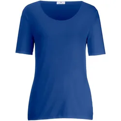 Rundhals-Shirt langem 1/2-Arm Peter Hahn blau, 52