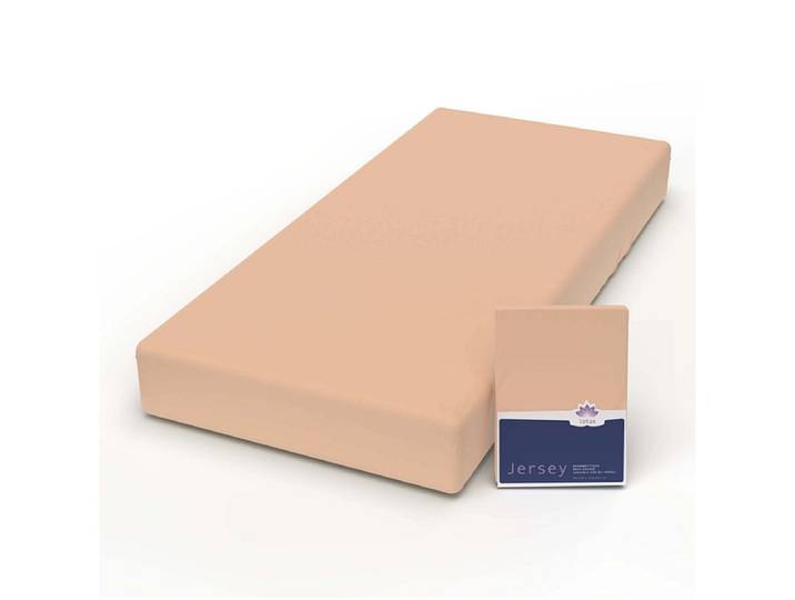LOTUS BEDDING Fixleintuch COMFORT 180x200cm champagner