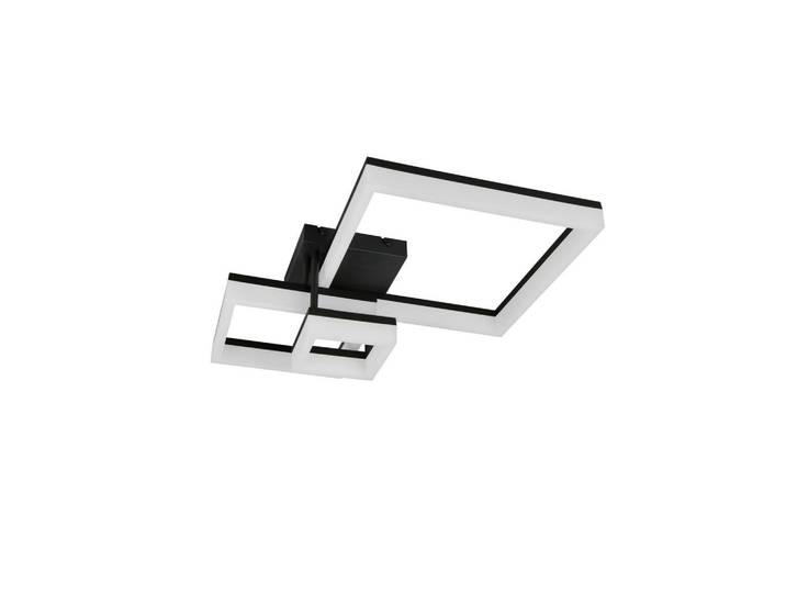 Led-Deckenleuchte, Schwarz, Weiss, Metall, Kunststoff, 65.0x17.5x46.5 cm, Lampen & Leuchten, Innenbeleuchtung, Deckenlampe, Deckenlampen