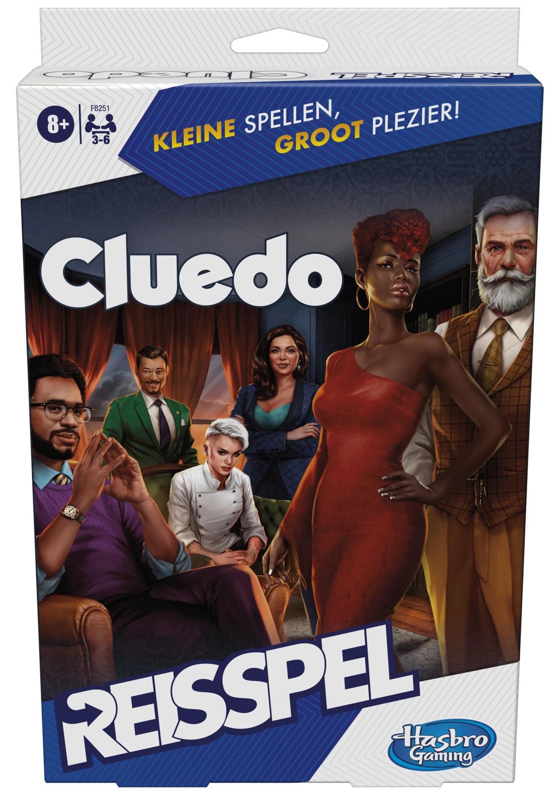 Hasbro Gaming Cluedo Reisspel
