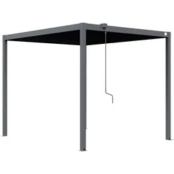 GFP Pergola Classic Plus Terrassenüberdachung aus Stahl mit Lamellendach 603 x 300 x 238 cm