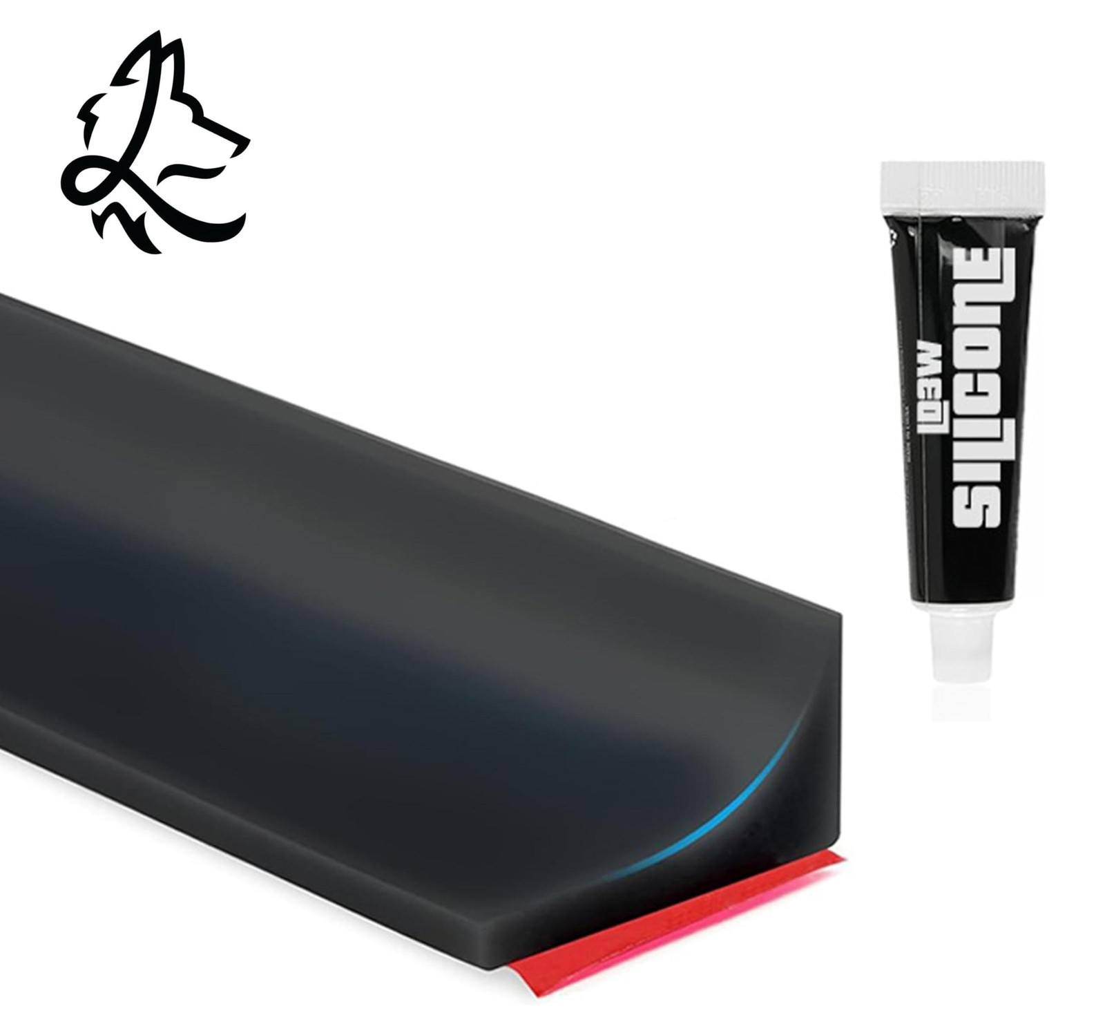 Zelfklevende siliconen douchedeur seal voor de badkamer