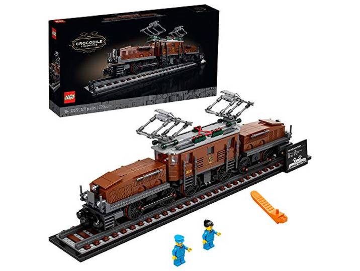 Lego Crocodile Locomotive 10277 Building Kit; Recreate The Iconic Crocodile Locomotive with This Train Model; Makes a Great Gift Idea for Train Enthusiasts Lovers, New 2020 (1,271 Pieces)