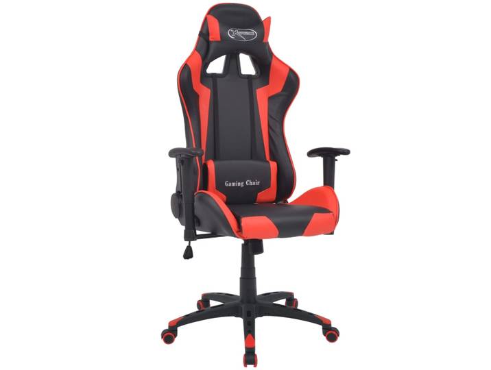 vidaXL Bürostuhl Gaming-Stuhl Neigbar Kunstleder Rot