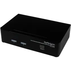 StarTech 2 Displayport, KVM Switch, Schwarz