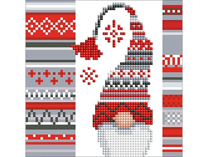 Vervaco Diamond Card KIT Kerstmis, Kerst Elf