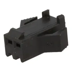 Steckverbinder Gehäuse kompatibel zu JST SMP-02V-BC, weiblich, 2 Pin, schwarz