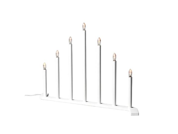 SMD Design Advent RE Adventskerzenhalter Weiß, 7 Kerzen