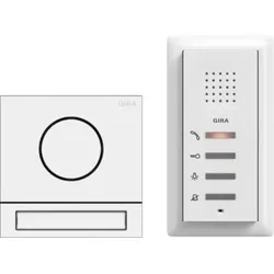 Gira EFH-Paket Audio verkehrs-weiß/lackiert 2406902