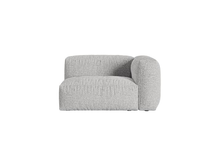 Modulares Seitenelement „Martina“ Bouclé Silver Micadoni