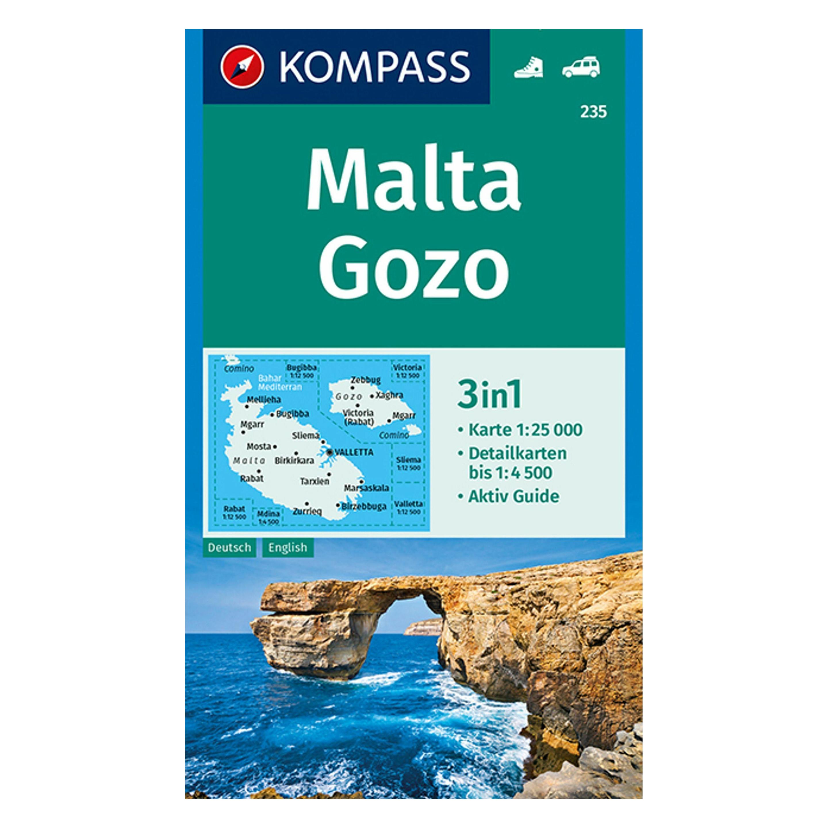 Kompass Karten Kompass Karte Malta, Gozo (35229176)