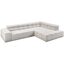 ECKSOFA NEVADA Silber Cord