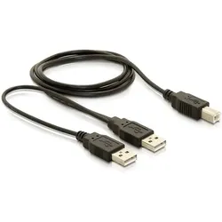 DeLOCK USB-B/USB-A Cable USB Kabel 1 m USB B USB A 0,48 Gbit/s Schwarz