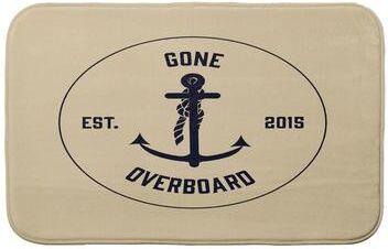 E by Design Gone Overboard Bath Mat