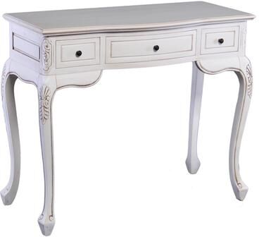 International Caravan Windsor Carved Wood Writing Desk