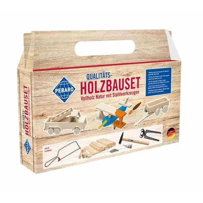 PEBARO 465 - Holzbauset im praktischen Tragegriff-Karton