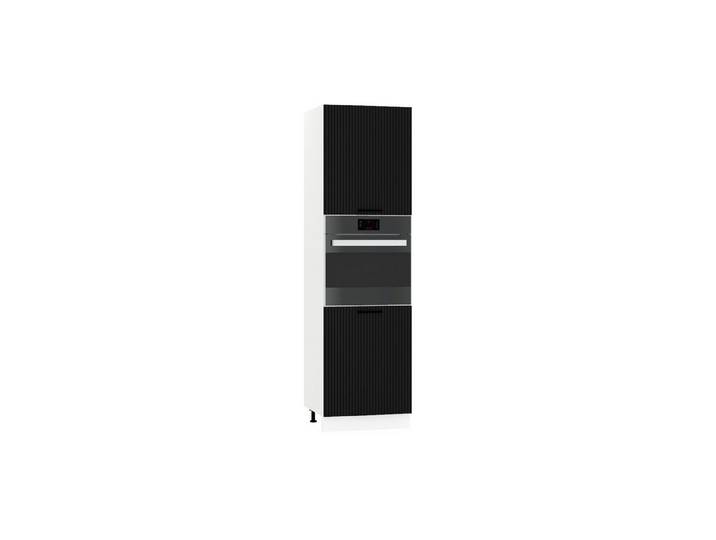 ROYAL24_MARKT Mikrowellenumbauschrank D60PK/2133 PL - KENDRO - Elegante Geräte-Integration (Küchen Mikrowellenumbauschrank, 1-St., Premium - Kendro) Edle Stoffe - Schickes Design - Top Verarbeitung