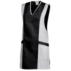 Überwurfschürze Damen schwarz 08/264/10, Größe II - schwarz