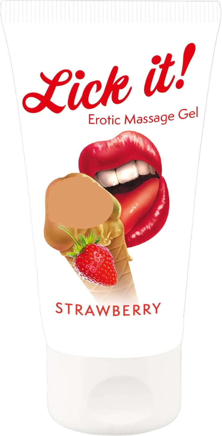 Lick-it Lick it! - 2in1 Edible Lubricant - Strawberry (50ml)