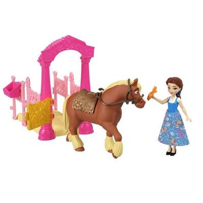 Disney Princess Disney „Die Eiskönigin“ Storytime Stackers Set mit kleiner Puppe, Pferd oder Begleiter und Zubehörteilen