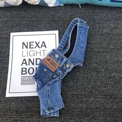 Happy Pet Pantry Denim Dog Clothes For Small To Medium Pets 2XL 2