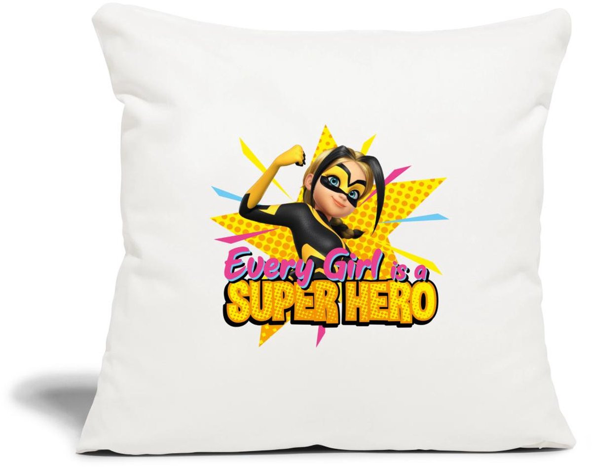 Vesperia Sierkussenhoes Miraculous Every Girl Is A Super Hero, 45 x 45 cm