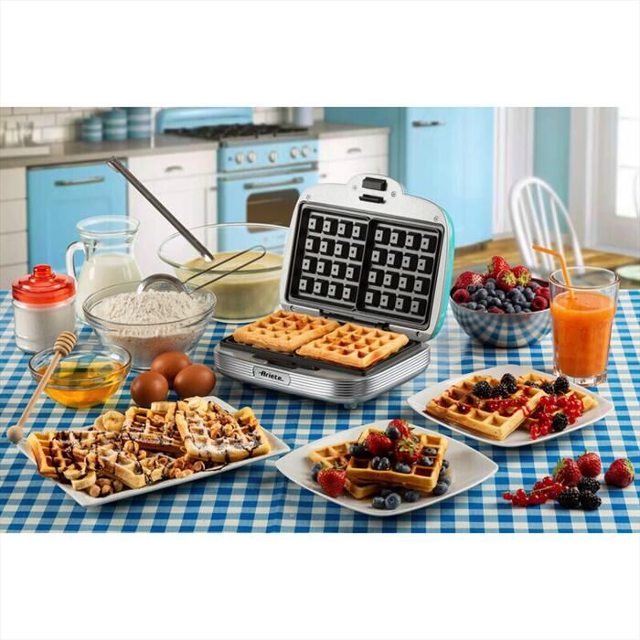 Ariete 1973 Party Time Macchina Per Waffle-celeste