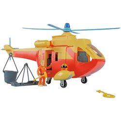Simba Feuerwehrmann Sam Hubschrauber Wallaby II mit Figur Update