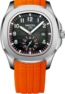 ModernMart AquaLuxe Mens Waterproof Quartz Watch With Luminous Dial & Auto Date d
