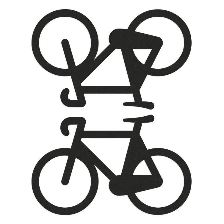 Reflective Berlin Decals Reflexaufkleber Bikes Black Einheitsgrösse (BIKES BLACK)
