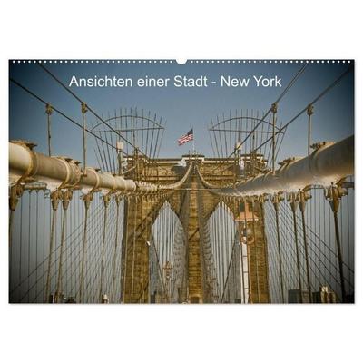 Ansichten einer Stadt: New York (Wandkalender 2027 DIN A2 quer), CALVENDO Monatskalender