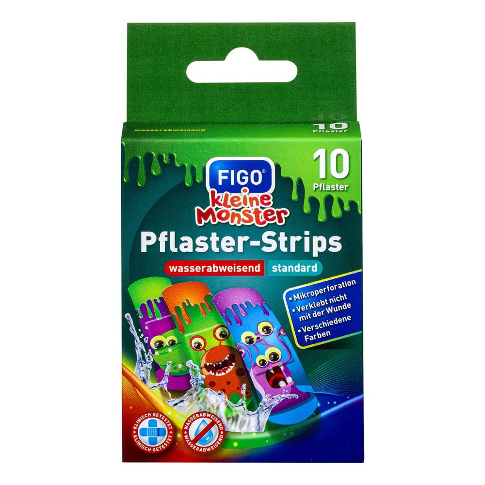 S+H Pharmavertrieb GmbH FIGO Kinder-Pflaster Kleine Monster 19434907