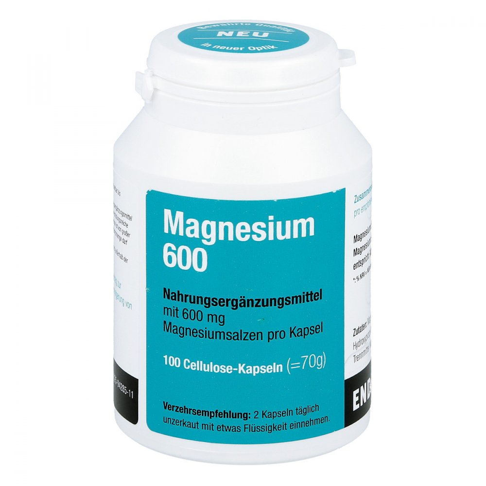 ENDIMA Vertriebsgesellschaft mbH Magnesium 600 Kapseln 04926510