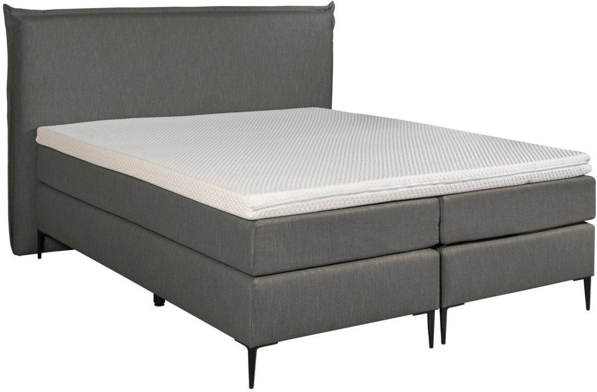 Mörgenn Studio Boxspring Complete Set - Zwart - B/D/H: 180 x 220 cm
