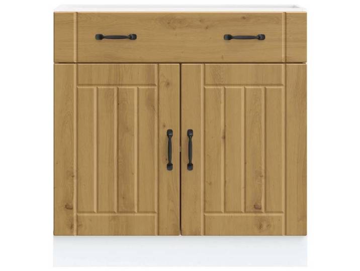 Moderne Buffet cuisine - Armoire de cuisine Lucca - chêne artisanal bois ingénierie @@1359