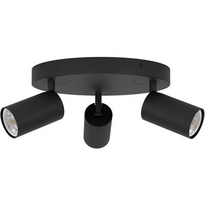 EGLO Deckenspot "TELIMBELA-Z", schwarz, Ø 5,5cm H: 9,7cm, 1 Stk., Leuchten, Deckenspot aus Stahl - inkl. GU10 - 4,9W, Deckenspot