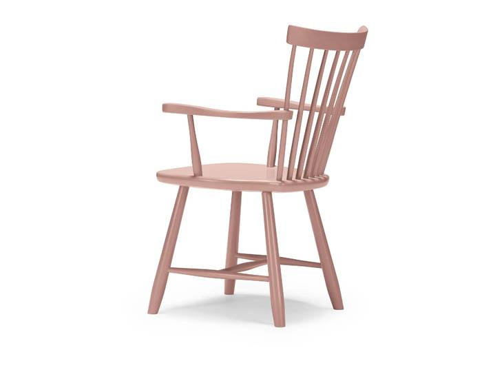 Stolab Chaise avec accoudoirs Lilla Åland Mauve 27 (boleau)