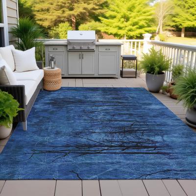 Addison Rugs Machine Washable Indoor/Outdoor Modern Forest Chantille Rug