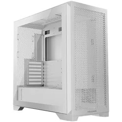 Modecom Computergehäuse VOLCANO EXPANSE T MIDI White (mATX, Mini-ITX), PC Gehäuse, Weiss