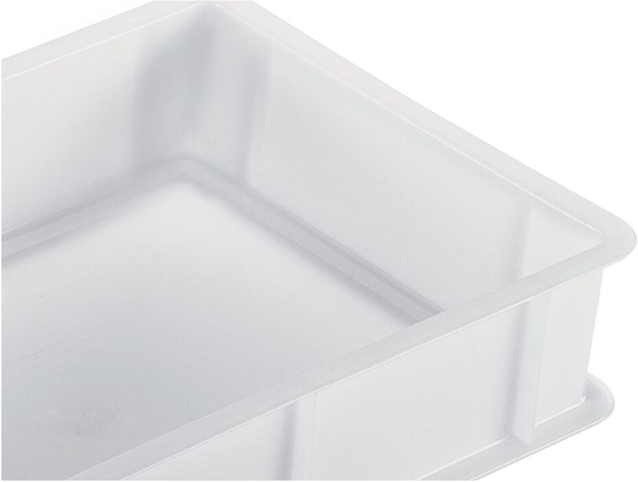 Cassetta Giganplast 1885 HD1 SERVICE sovrapponibile per alimenti Bianc