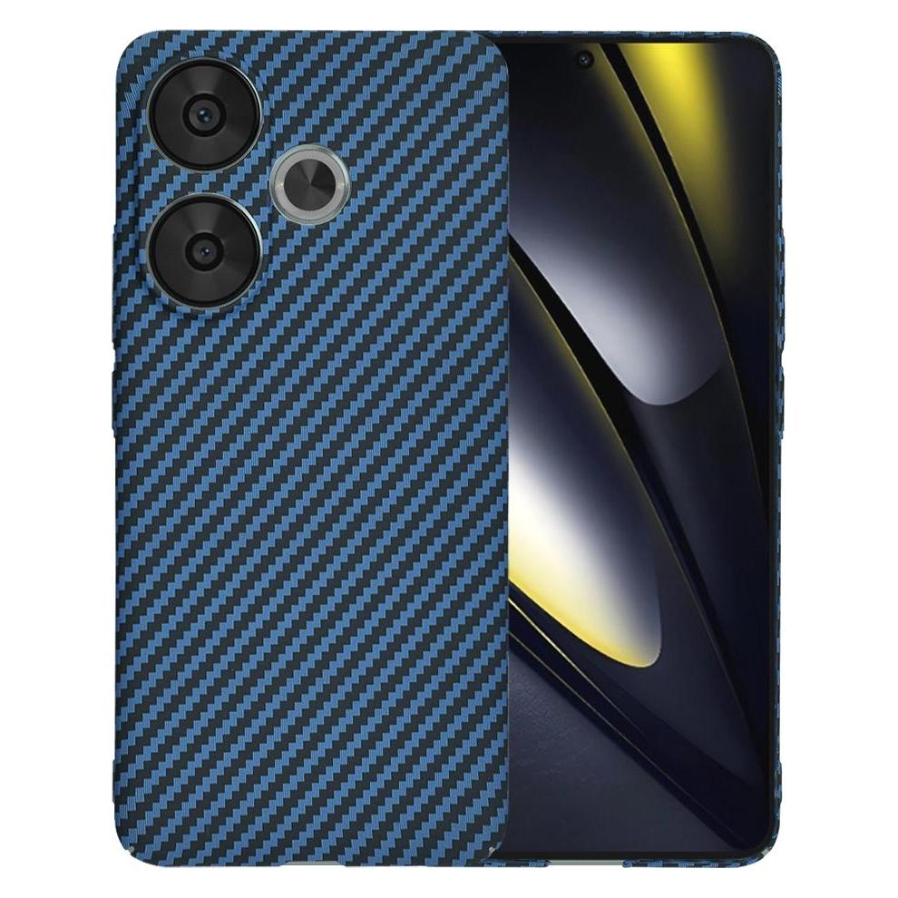 Techsuit - Carbonite FiberShell - Xiaomi Poco F6 - Cyan (Xiaomi Poco F6) (56356683)