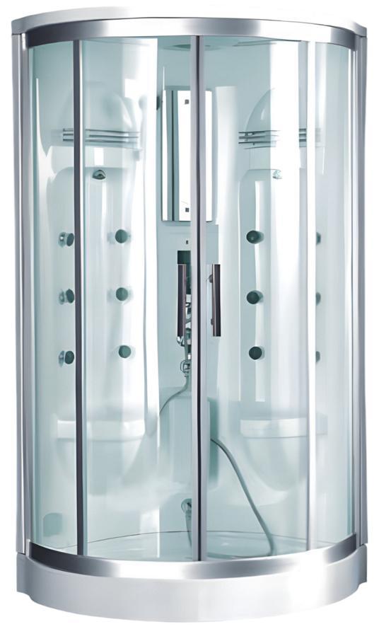 Multifunktionsdusche Duschkabine Komfort-Dusche Luxusduschkabine 108x108 cm