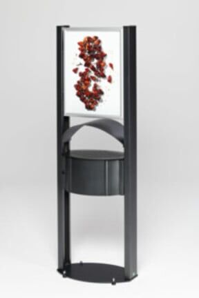 VAR Ascher AG 120 mit Werbefläche antiksilber 15 l (28106)