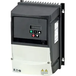 Eaton 199437 Frequenzumrichter, 400 V AC, 3-phasig, 9.5 A, 4 kW, IP66/NEMA 4X, Funkentstörfilter, Brems-Chopper, 7-Segment-Anzeige, zusätzlicher