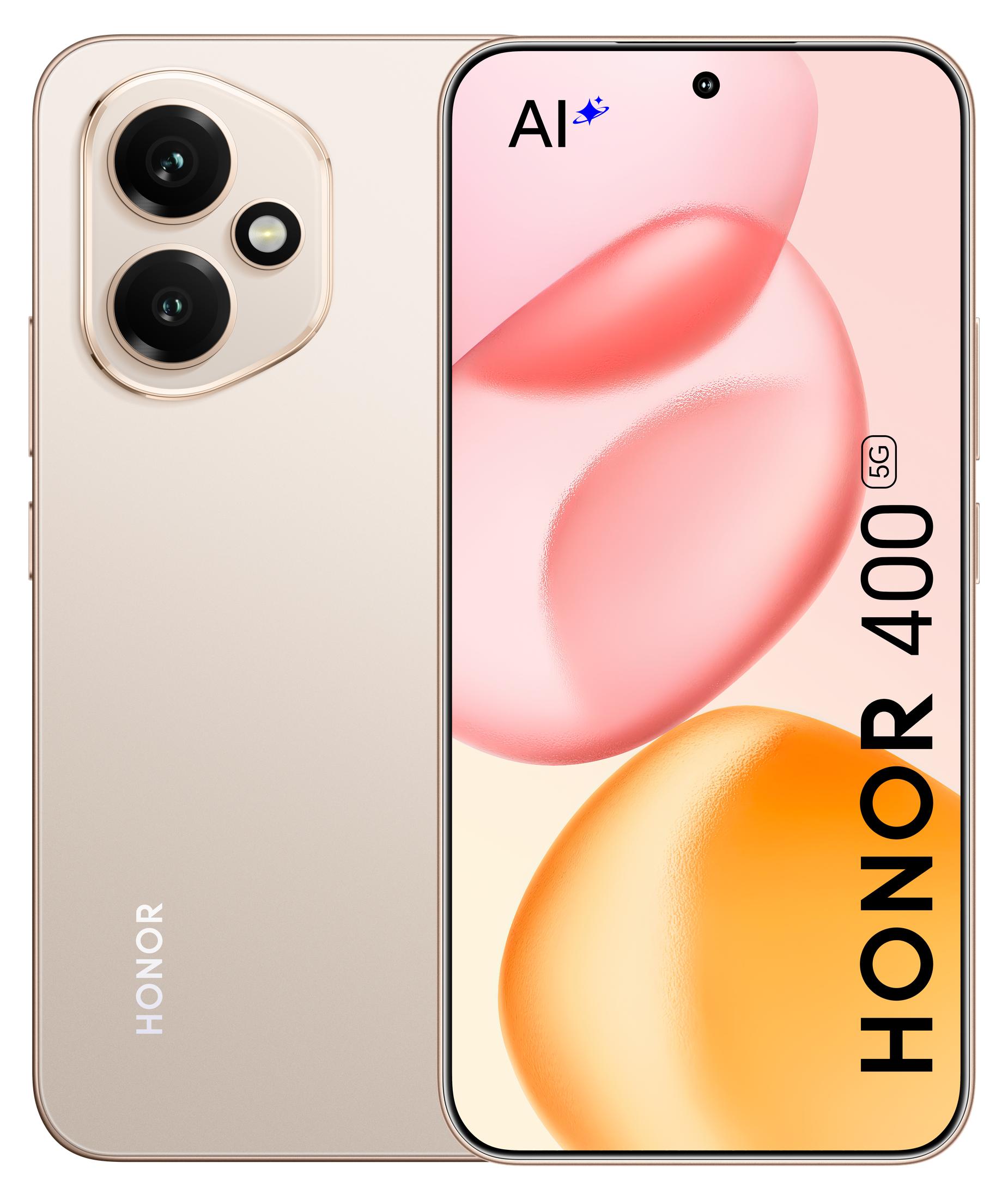 Honor 400, 16,6 cm (6.55"), 8 GB, 512 GB, 200 MP, MagicOS 9.0, Gold