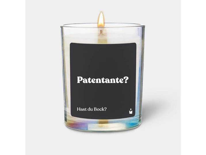 Duftkerze Rainbow Flowery Patentante? Hast du Bock?