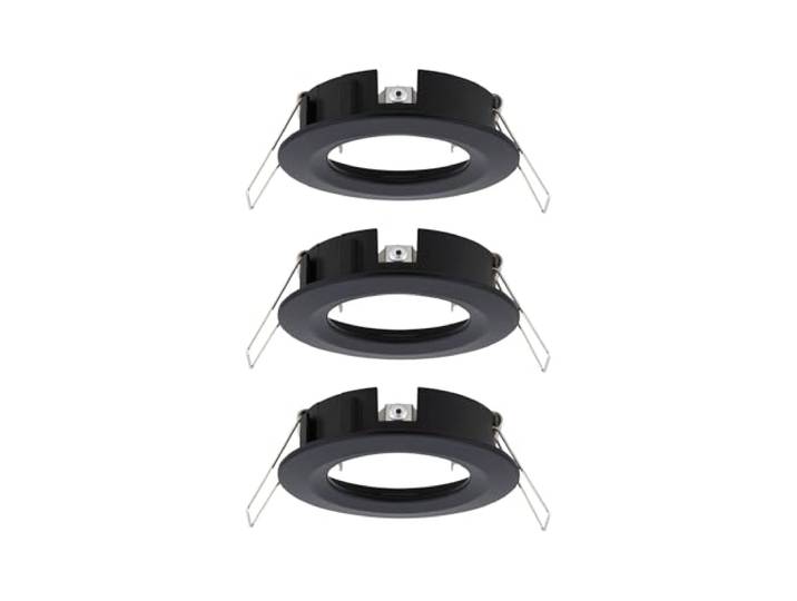 Paulmann 92481 spots encastrés Choose spot fixe max. 3x10 watts spot encastré pour plafond Noir mat lampe encastrée Alu
