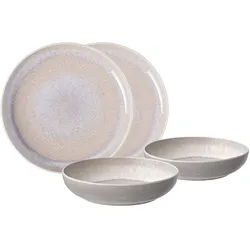 TAFEL-SET Perlemor Sand beige 4-tlg.