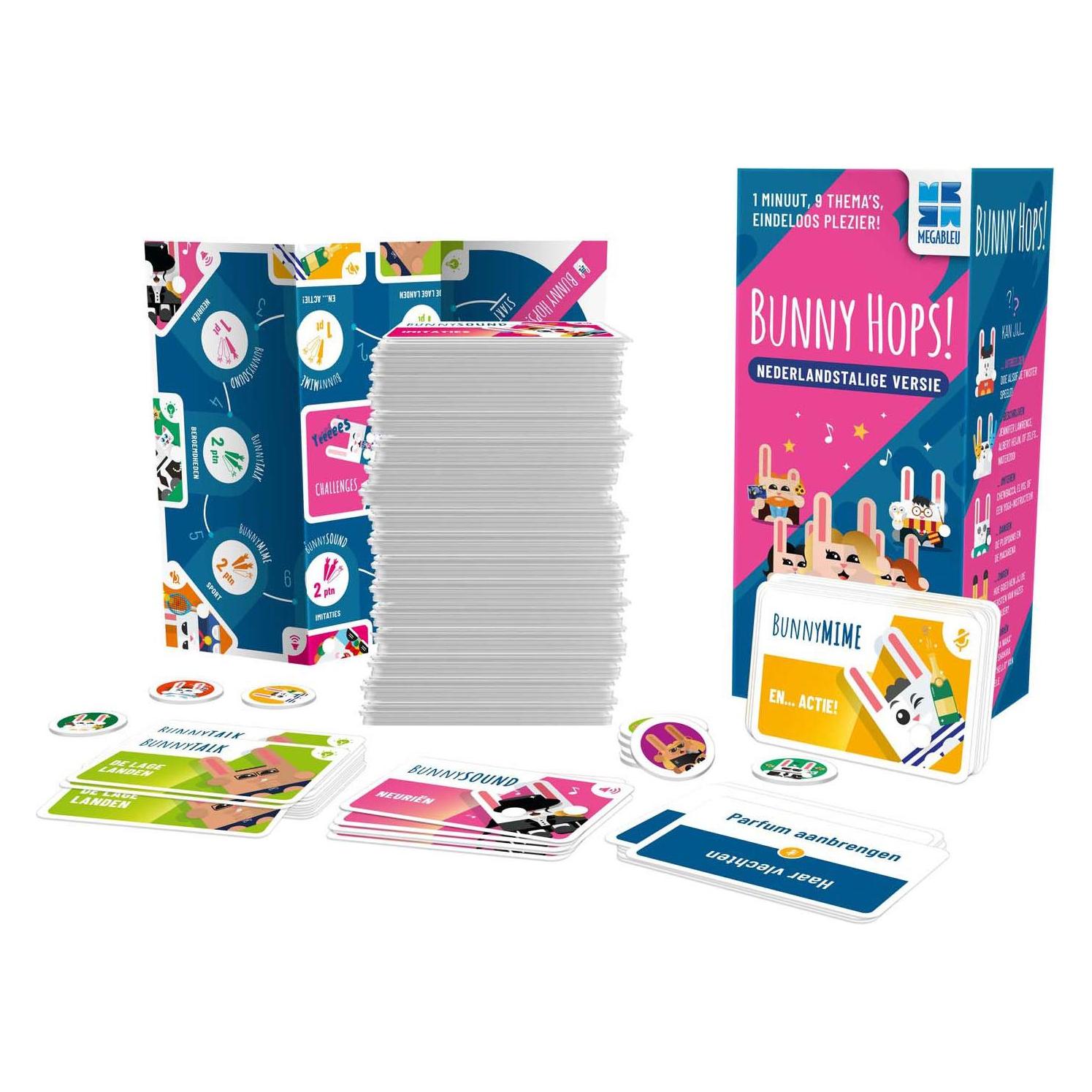 Megableu Bunny Hops Brettspiel (Deutsch, Französisch, Niederländisch, 4 - 20 Spieler) (62758169)