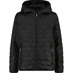 CMP Kinder Jacke KID JACKET FIX HOOD, Größe 140 in Schwarz Schwarz